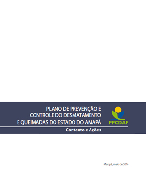 Book cover Plano de Prevenção e Controle do Desmatamento e Queimadas do Estado do Amapá WWF 