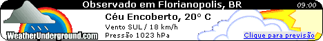 Click for Florianópolis, Brasil Forecast